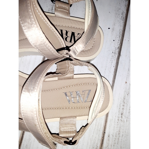 Zara Velcro Strap Platform Sandals - Picture 10 of 16
